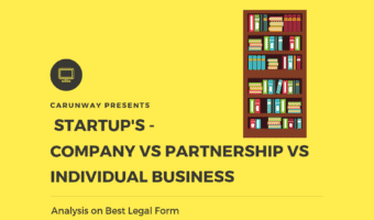 startups company vs partnership vs individual business