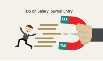 Tds on salary journal entry