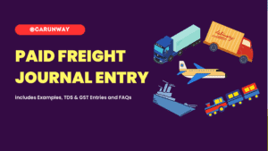 Paid freight journal entry - CArunway