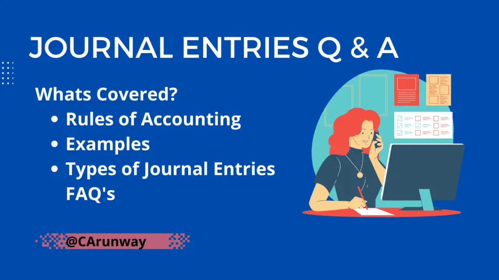 journal entries questions and answers