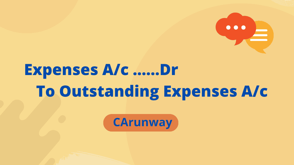 Outstanding Expenses JE 1