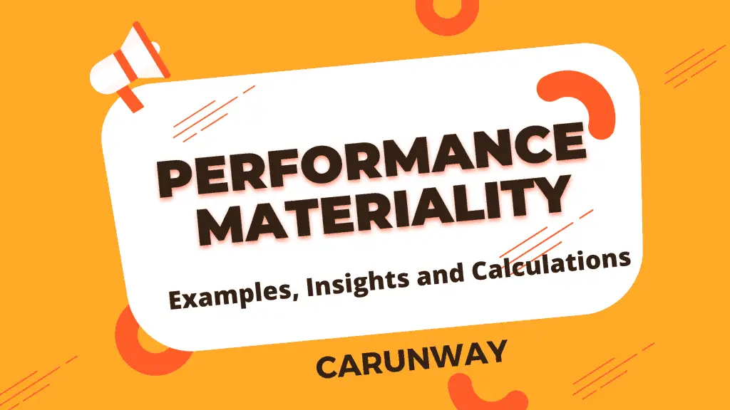 performance materiality definition