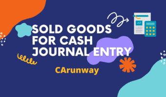 Sold goods for cash journal entry