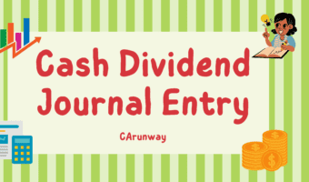 Cash dividend journal entry