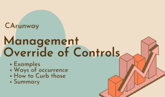 Management override of controls