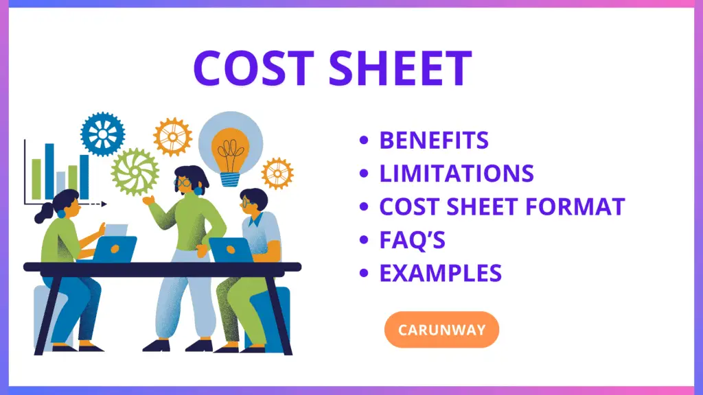 What is the Cost Sheet Format in Excel?